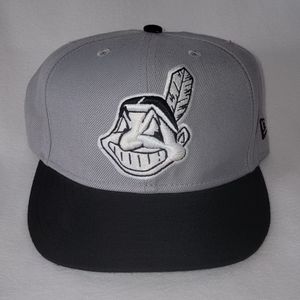 Cleveland Indians chief wahoo new era hat 7¼ 5950 grey